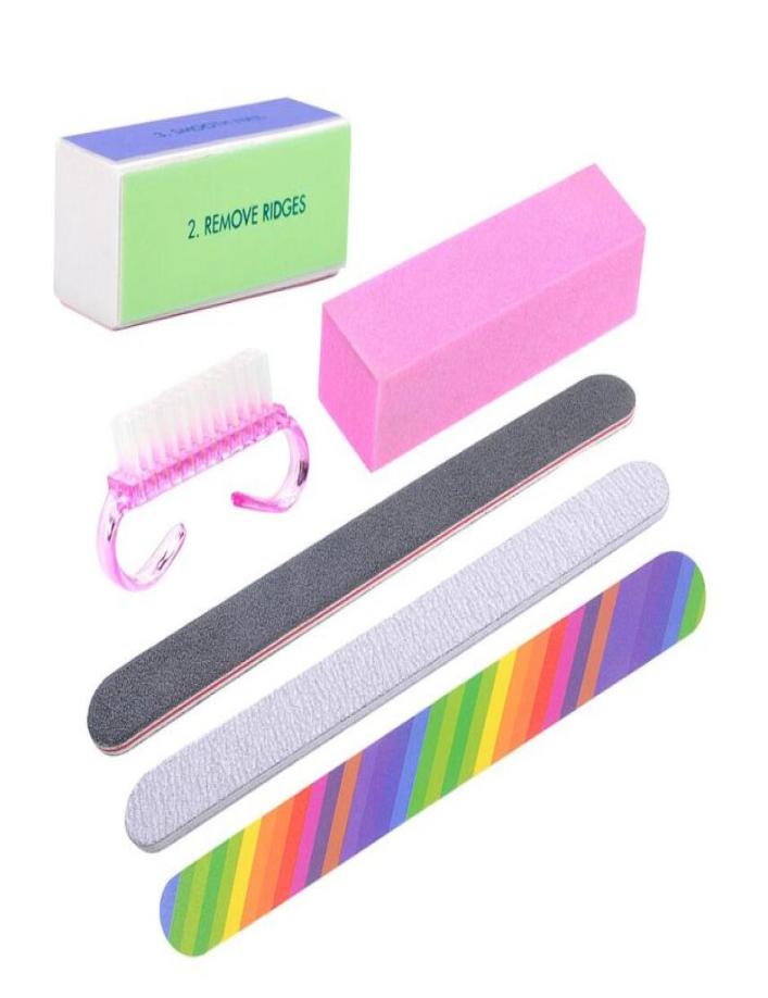 

6pcsSet Nail Files Brush Durable Buffing Grit Sand Fing Nail Art Tool Accessories Sanding File UV Gel Polish Tools gift 3238866