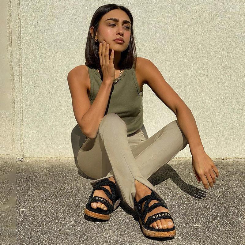 

Women' Pants Fashionable Spring And Fall Casual Slim Fit Fitted Wide With High Waist Split Professional Wom, Black