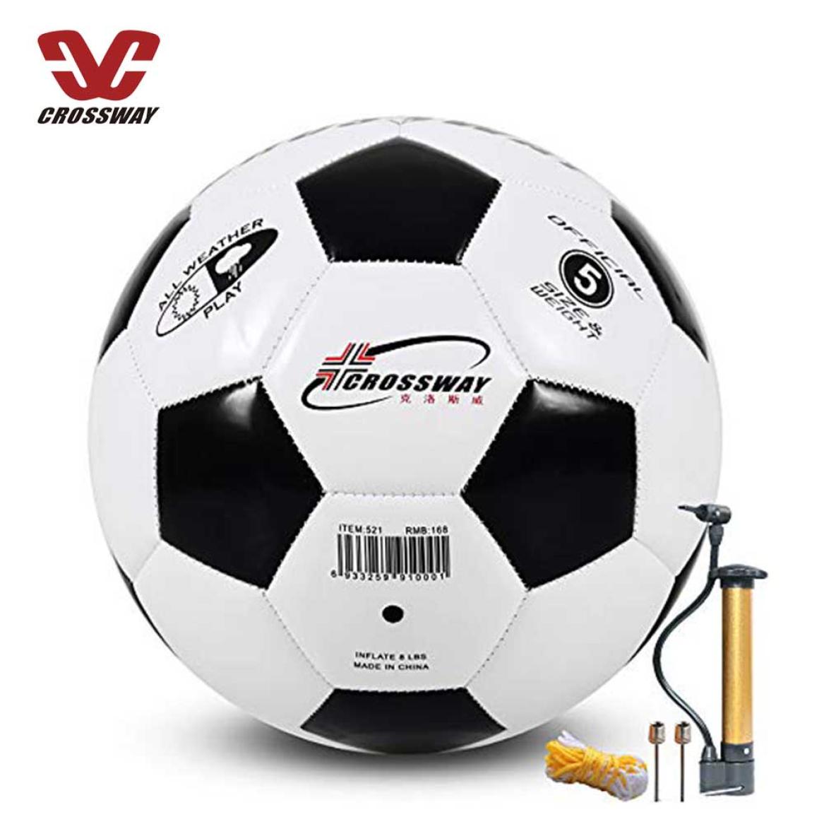 

Soccer Training Ball Practice Traditional Footballs Official Size 5 Composite Balls Futebol with Pump Outdoor for Football Match G2312497