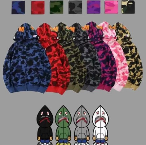

Sharks Hoodies Mens Womens Fashion Men Deisigners Warm Jackets Hoody Stylist Cartoon Shark Printing Hoodie Man Casual Sweatshirts Size M-3XL