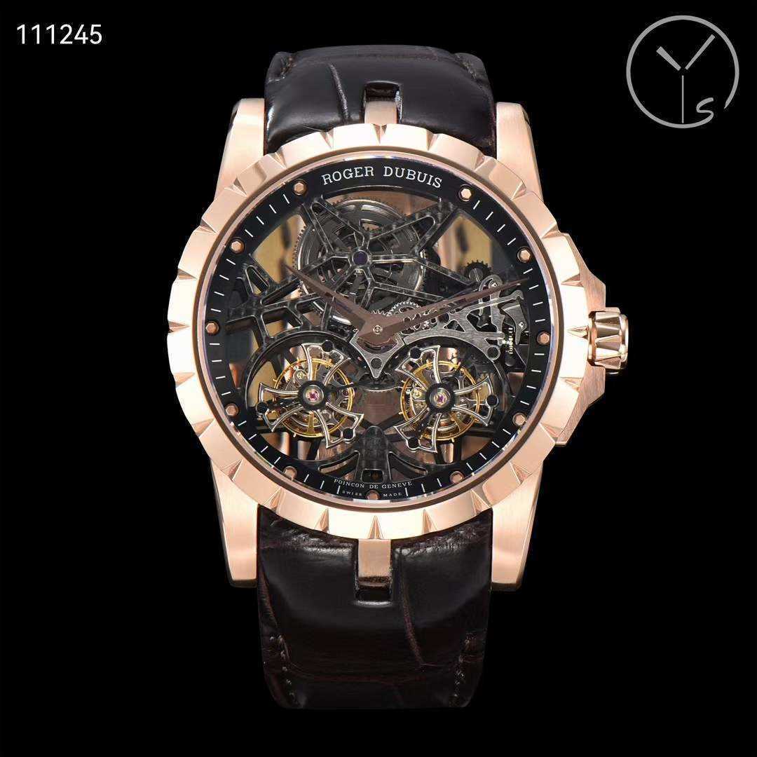 

Super complex Two real tourbillon wrist watches for man Dubi RDDB(ex)s08/09 Automatic movement 46mm Designer Luxury Style 8p