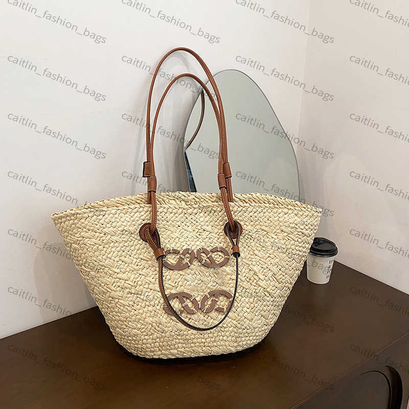 

Designer Bag Women's Fashion Straw Bag Women's Large Capacity Caual Summer Bag Fashion Commuter Shoulder Underarm Bag Bucket Bag caitlin_fashion_bags