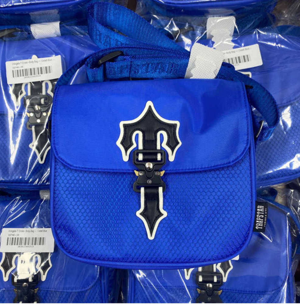 

Shoulder Bags Trapstars Messenger nylon Crossbody Bag womens mens Rapper UK HOT IRONGATE COBRA T Luxury Designer Handbag clutch Fashion trend 602ess, Blue