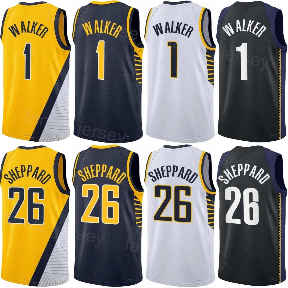 

Print Icon Basketball Ben Sheppard Jersey 26 Jarace Walker 1 Jalen Smith 25 George Hill 7 Serge Ibaka 99 Nwora 13 Chris Duarte 3 Isaiah Jackson Terry Taylor Man Woman, Yellow