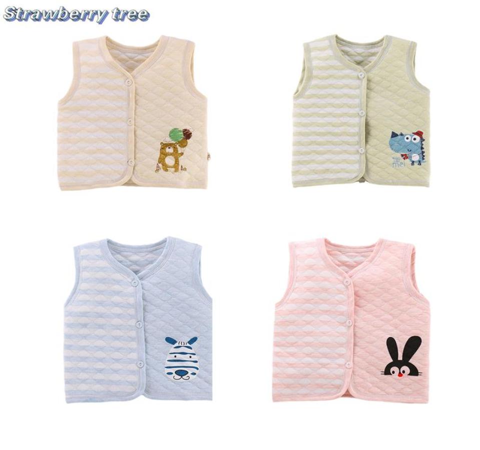 

Hair Accessories Born Baby Cartoon Cotton Vests Waistcoat Kids Warm Toddler Babies Vest For Boys Girls Clothes Children Jacket Sle5846491, White