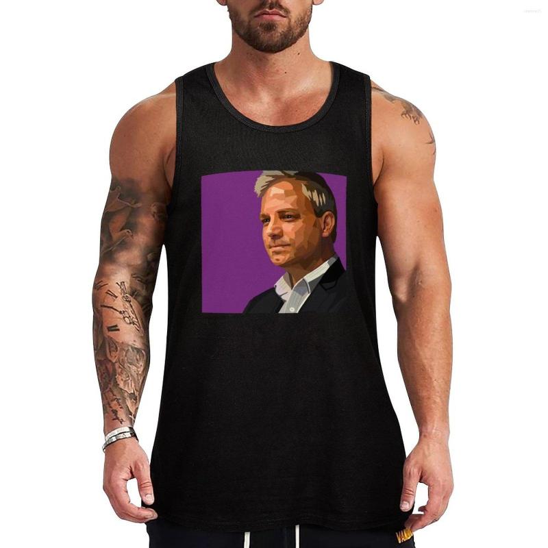 

Men' Tank Tops Prof. BreSutton Top Bodybuilding Man Vests For Men, Black