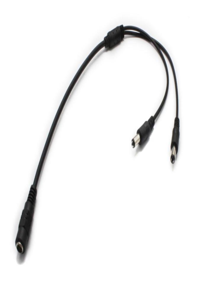 

40cm 55 21mm 1 to 2 dc splitter cable 2 male plug to 1 female jack2585281