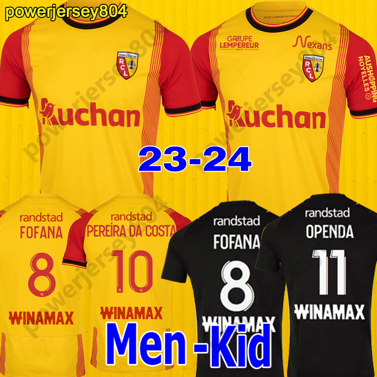 

fans player version maillot RC Lens 23 24 soccer jerseys home yellow Saint-Barbe special KAKUTA OPENDA GANAGO SOTOCA FOFANA Football Shirt 2023 kids NOTRE SANG ESTO 12, 23 24 home sponsor l