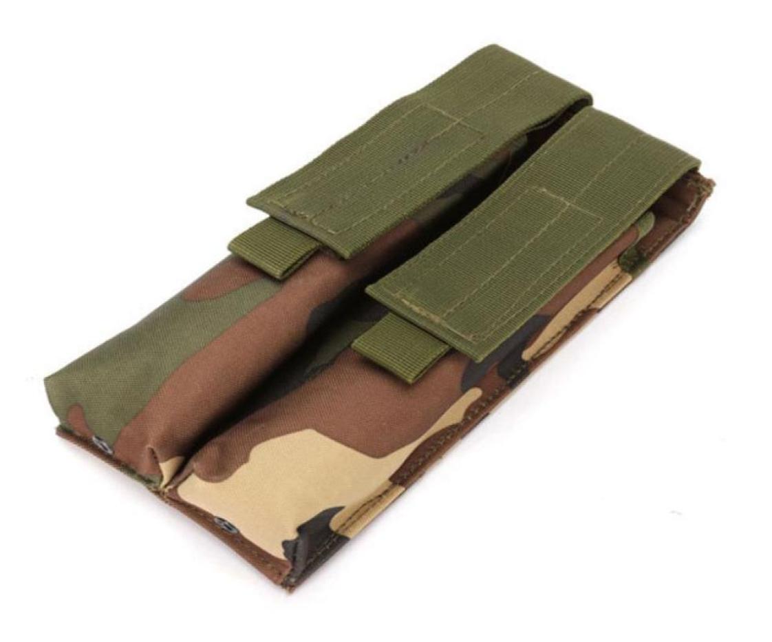 

Outdoor Tactical Molle Accessory Bag Waterproof Nylon Material Double Magazine Pouch Bags For Camping Hunting Hiking6520996, Green