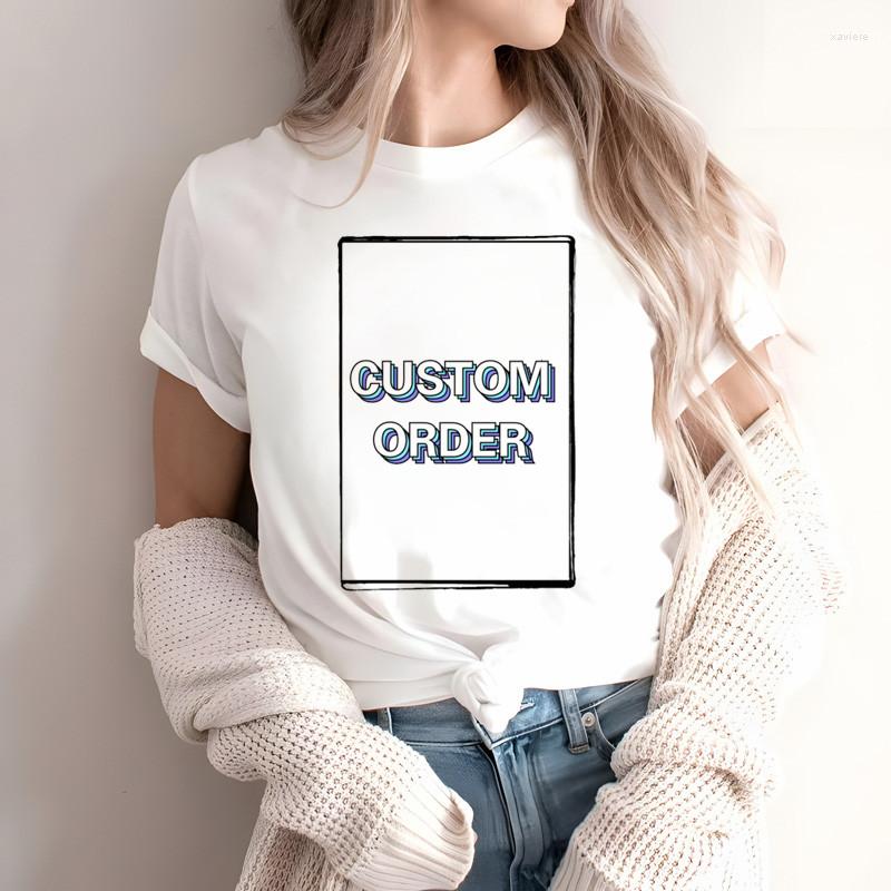 

Women's T Shirts Custom-made Order/size/color Pography Backdrop Women's/men's Shirt Customize Tops, Custom-white