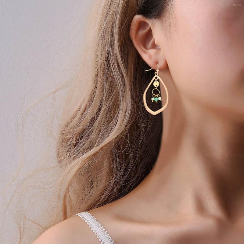 

Stud Earrings Ear Alloy Fashion Creative Color Drop Ladies Gift Long Earring Hoops