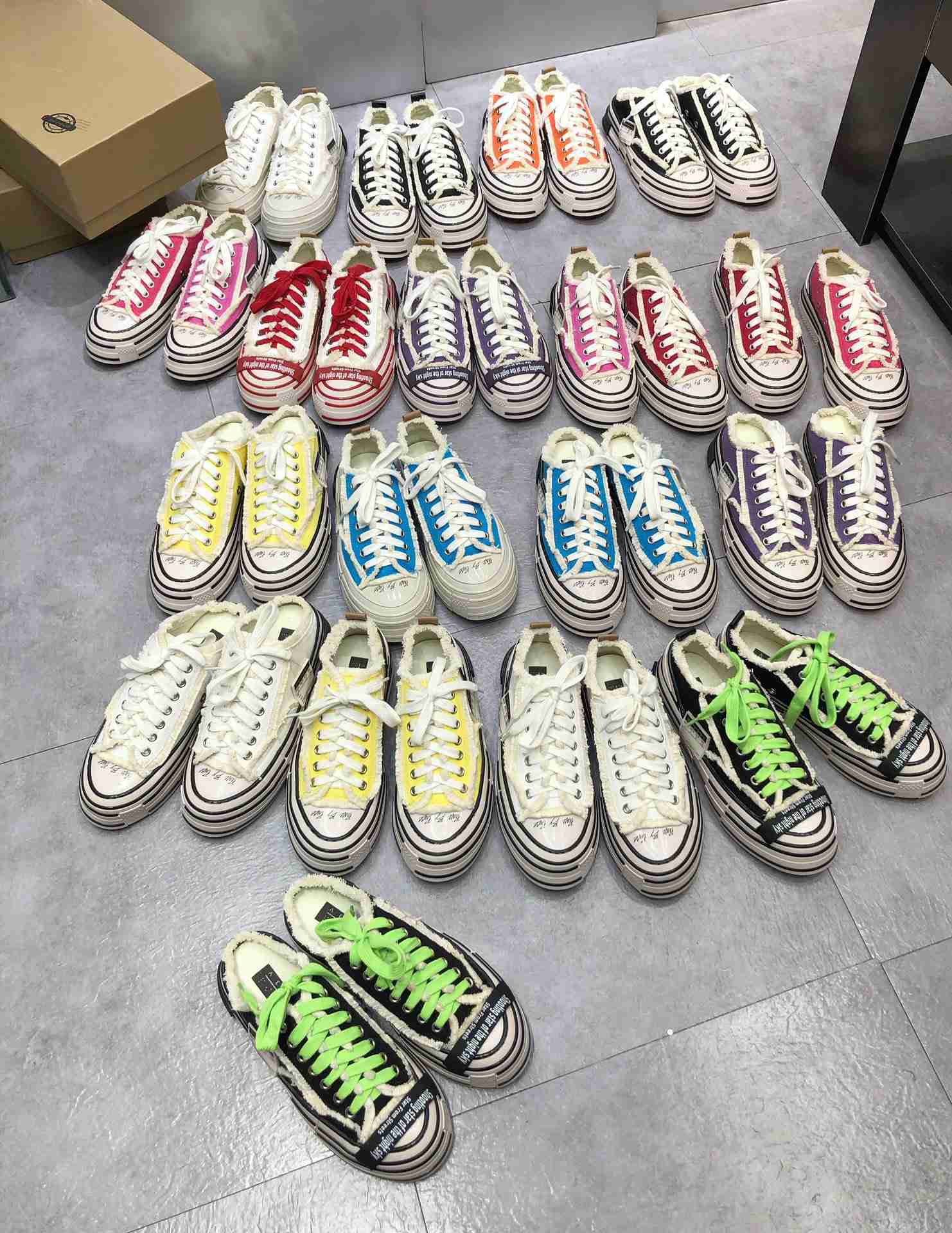 

XVessel Classic Casual Shoes Womens Canvas Fashion Outdoor White Black Orange Lady Sneakers Size 34-44
