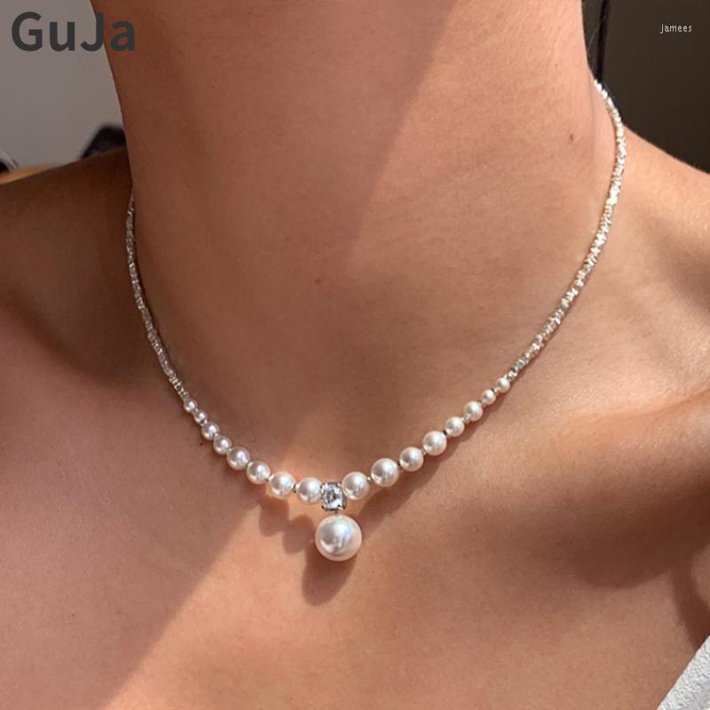 

Chains Fashion Jewelry Senior Sense One Layer Small Beads Simulated Pearl Necklace For Women Party Wedding Gift Accessories 2023 Trend