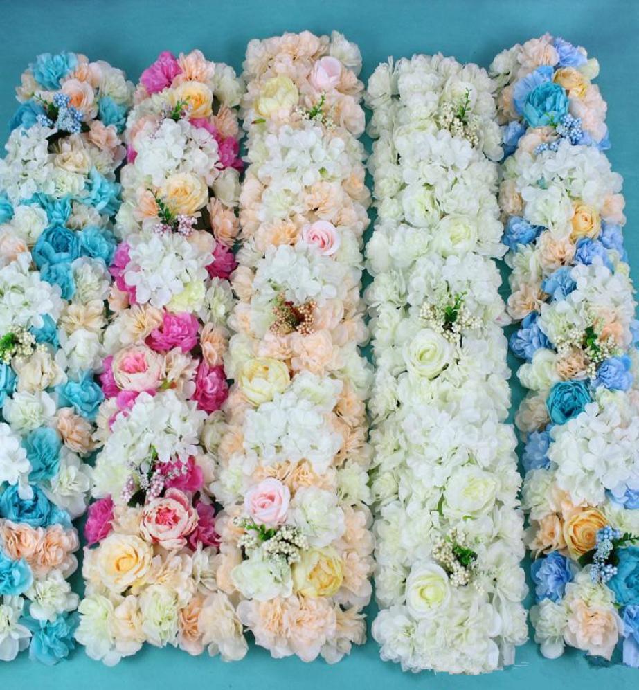 

flower wedding Road lead flowers long table centerpieces flower Arch door lintel silk rose wedding party backdrops decoration4270921, Beige