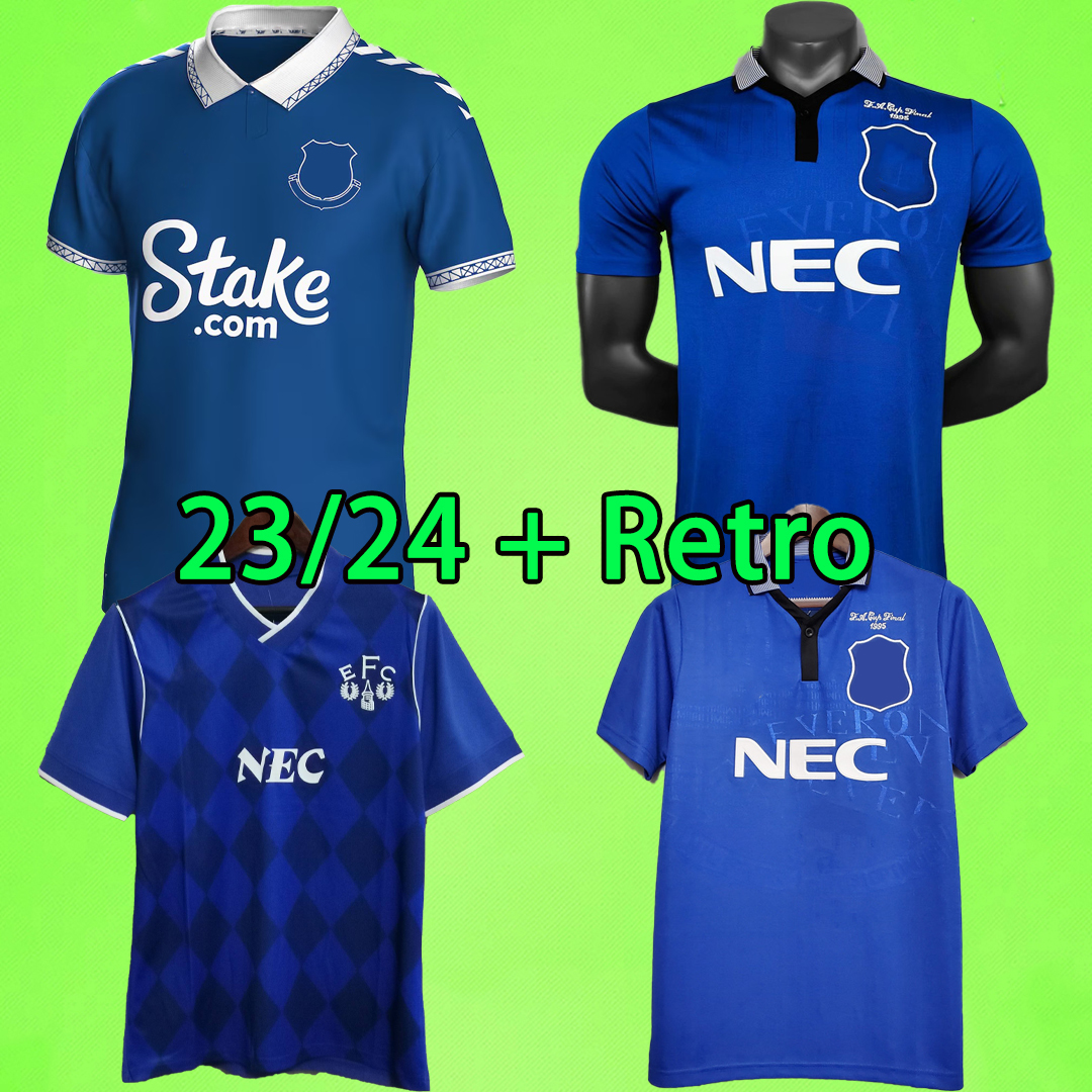 

23 24 efc soccer jerseys ONANA McNEIL GRAY LEWIN MAUPAY DOUCOURE GARNER 2023 2024 retro home blue SPEEO 85 86 87 94 95 96 Vintage football shirtS DAVIES COADY MINA Stuart, 23/24 home