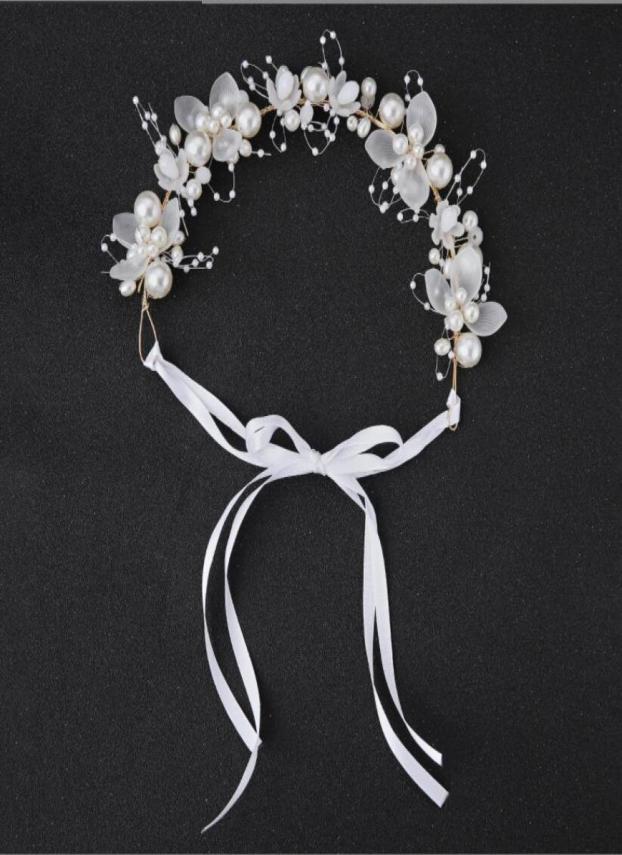 

Girls039 Head Pieces Charming Cute Kids Children Veils To Match Flower Girl Dresses White Pink Princess Garland Headband For Dr2602351
