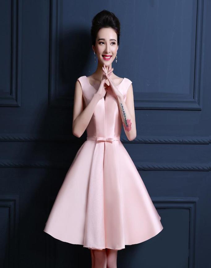 

Sexy kneelength evening dress Aline sleeveless short evening dress special occasion ladies dresses girl homecoming dress4318534, White