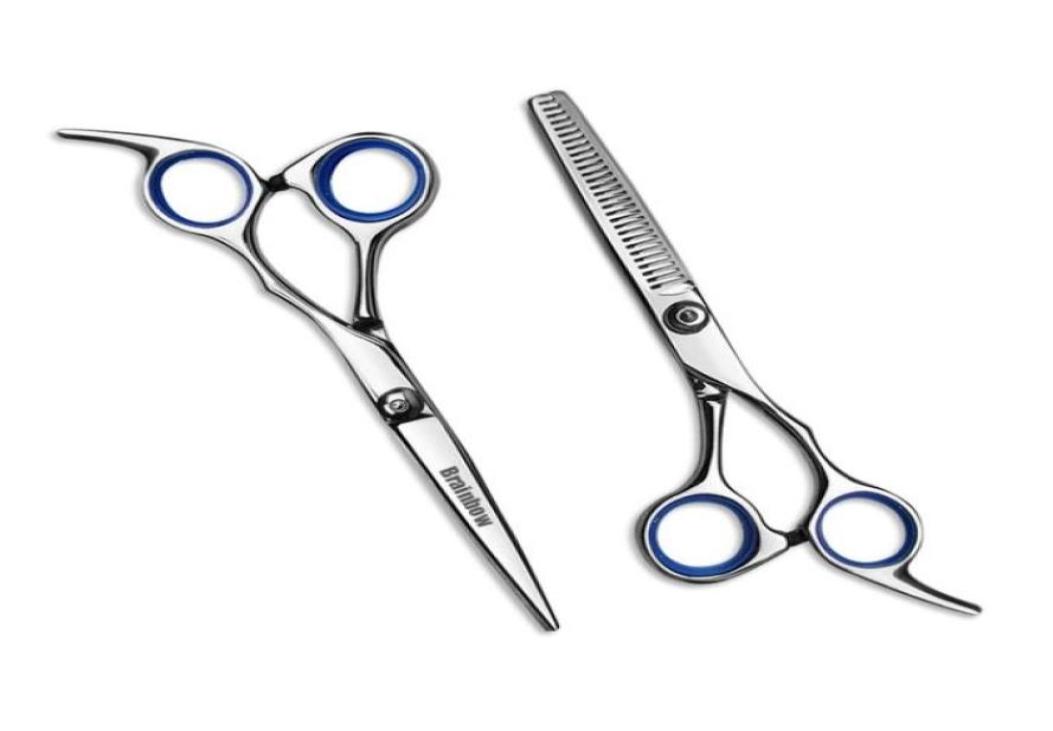 

6 inch Cutting Thinning Styling Tool Hair Scissors Stainless Steel Salon Hairdressing Shears Regular Flat Teeth Blades4187020