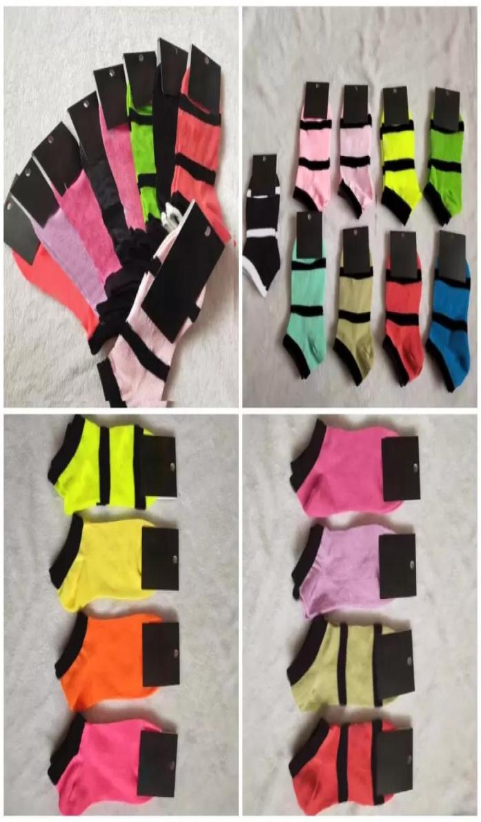 

Mix black pink Colors Ankle Socks Sports Check Girls Women Cotton Sport Sock Skateboard Sneaker 10 Pairs2820653, Red