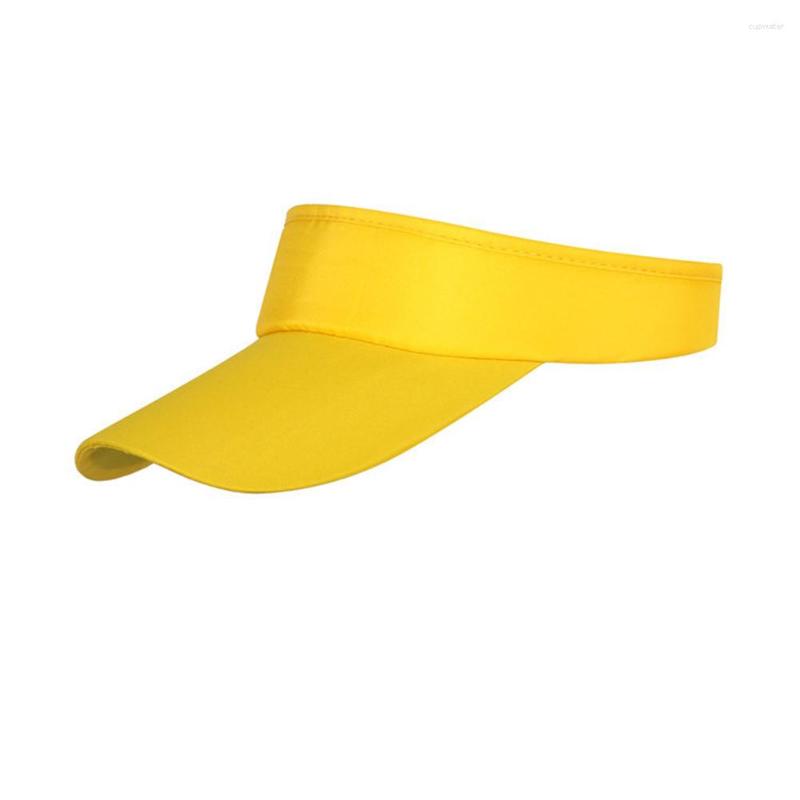 

Berets Men Women Sport Fashion Adjustable Beach Sun Hat Golf Tennis Visor Cap Summer Outdoor Empty Top Travel All-Match Headband, Orange