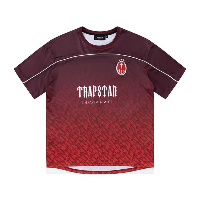 

Designer Mens t Shirt Trapstar Football Jersey Summer Casual Hip Hop Streetwear High Version Sportswear Short Sleeve Cp0s, Purple