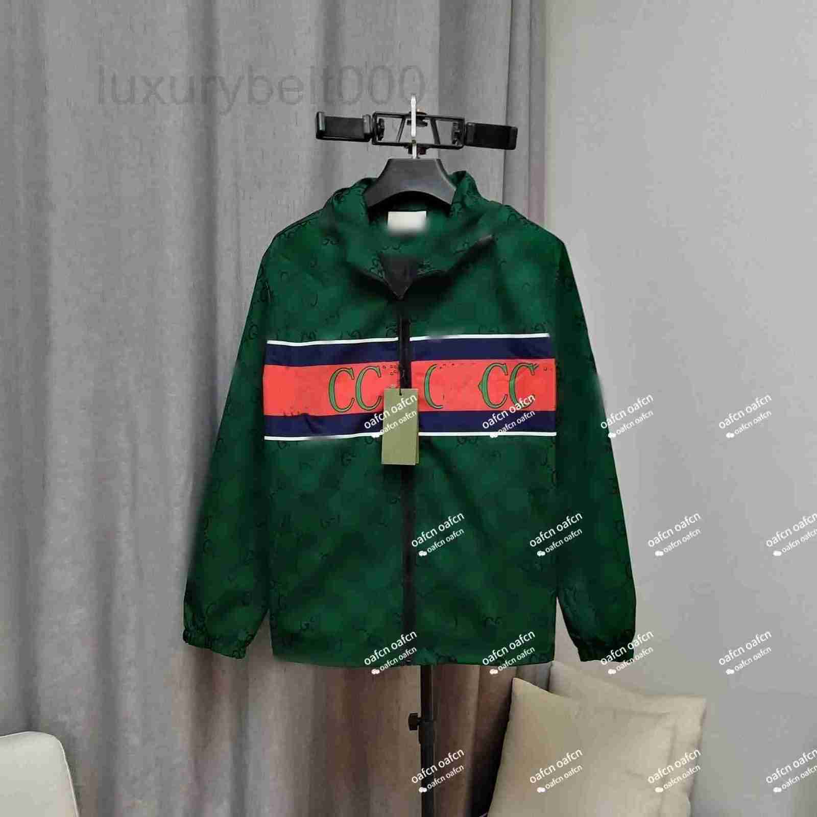 

Men' Jackets Designer Women' Jacket Fashion Casual 3D Printing Letter Hoodie Windbreaker Long Sleeve Outwear ZRTI, Green