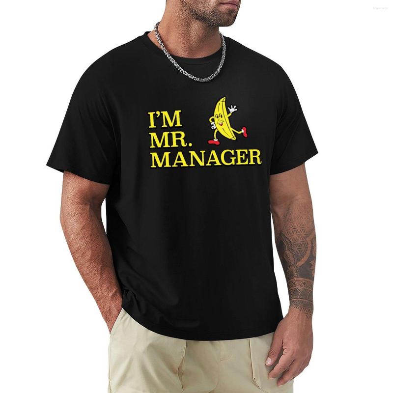 

Men's Polos I'm Mr. Manager! T-Shirt Edition T Shirt Graphics Heavy Weight Shirts For Men, Green