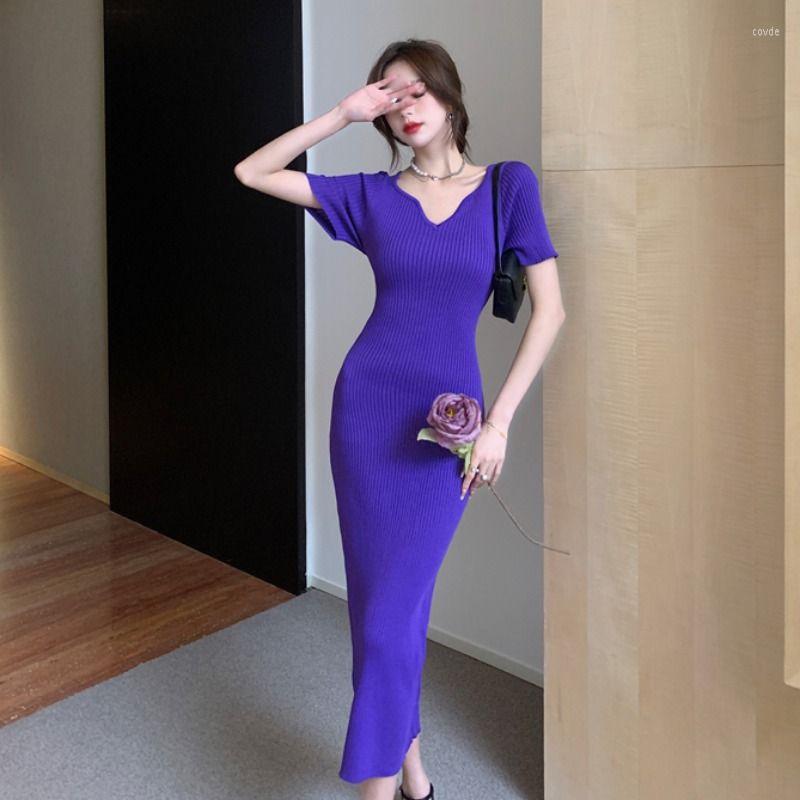 

Casual Dresses A Line Robe Chic Women Sexy Holiday Club Vestidos All Match Trendy V Neck Office Lady Black Girl Vintage