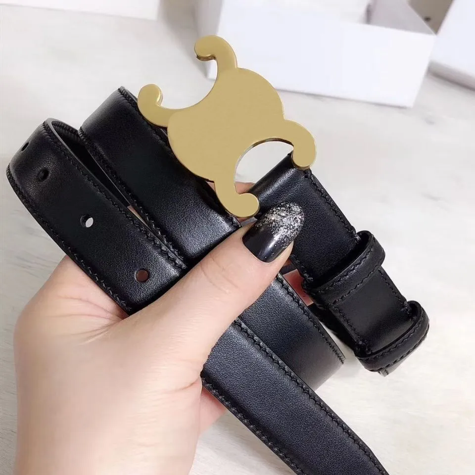 

High-quality belt Designer belt Straight net red Arc de Triomphe women's fashion simple pants belt 90-115cm 01, Multi