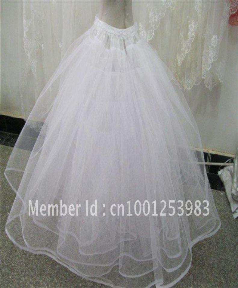 

Newest Gorgeous SweepBrush NOhoop Wedding accessories petticoat crinoline Bridal Accessories8562954, Ivory