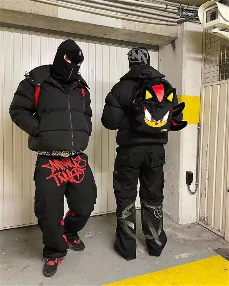 

Men' Pants Minus Two Cargo Y2k Casual 2023 Baggy Streetwear Sport Gym Jeans Men Clothing Pantalones Sweatpants Minustwo Pant, Hat blue