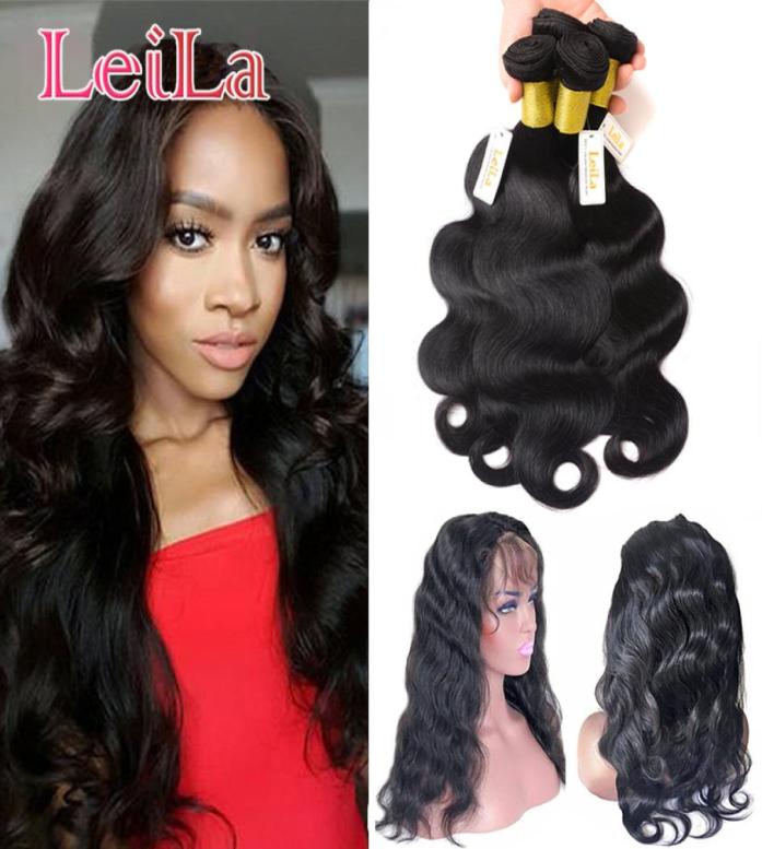 

Body Wave Brazilian Human Hair Products With 360 Lace Frontal Closure 5Pcs Brazilian Virgin Hair Bundles with 360 Lace Frontal Clo4845636, Natural color