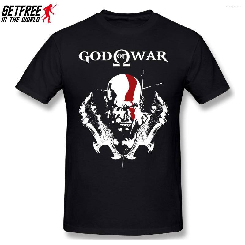 

Women's T Shirts Kratos God Of War Men Shirt Plus Size O-neck Cotton Short Sleeve Custom, Se
