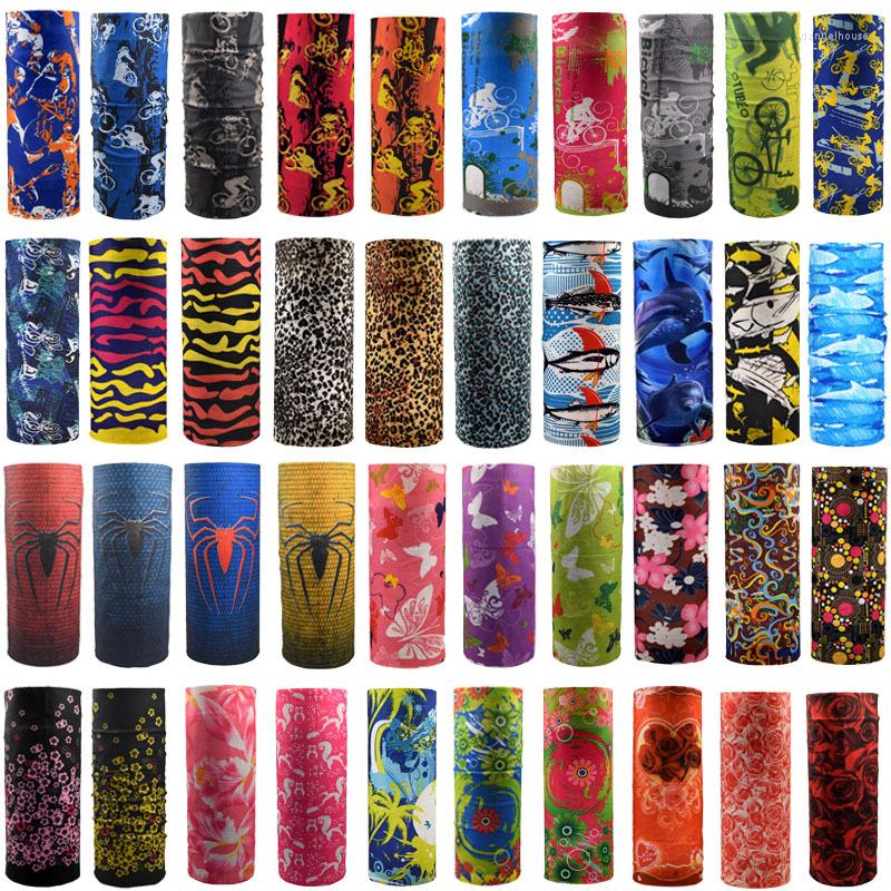 

Bandanas Men Women Windproof Headband Tube Bandana Headscarf Outdoor Cycling Mask Elastic Seamless Scarves Head Face Neck Sunshade Collar