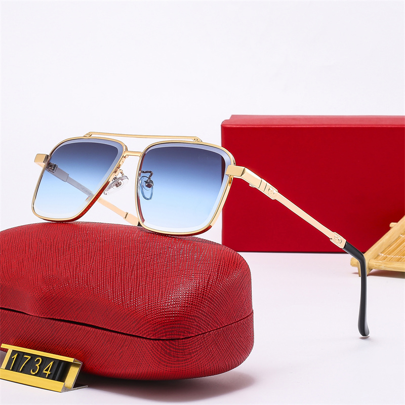 

Luxury sunglasses Designer for women men's sunglassesGoggles High Fashion Glasses Vintage Metal Frame sunglasses with box