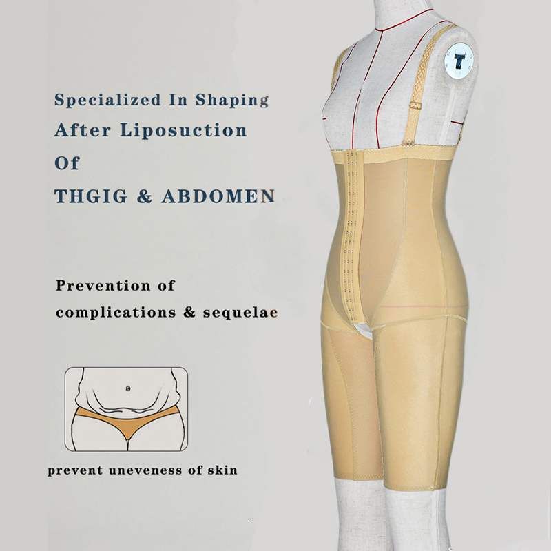 

Waist Tummy Shaper Post Lipction Body Shaping Clothe Flat Abdomen Girdle Compression Bodysuit Postpartum Thigh 230629, Beige