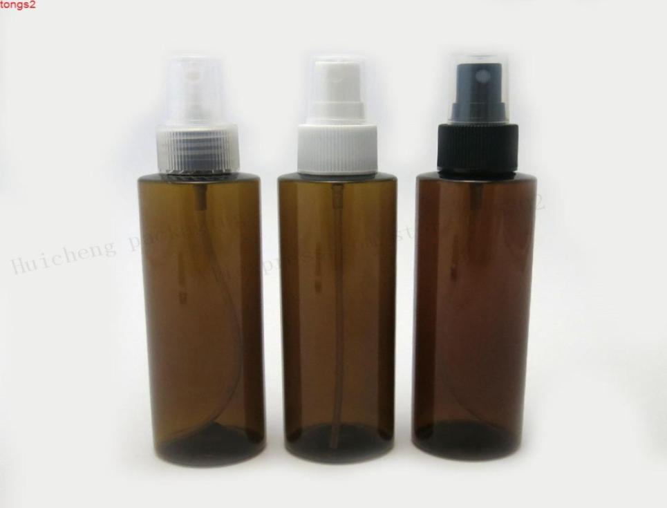 

30 X 150ml Empty Refillable Bottles Amber Plastic Perfume Atomizer Spray Bottle Makeup Whole Availablegood qty2365898