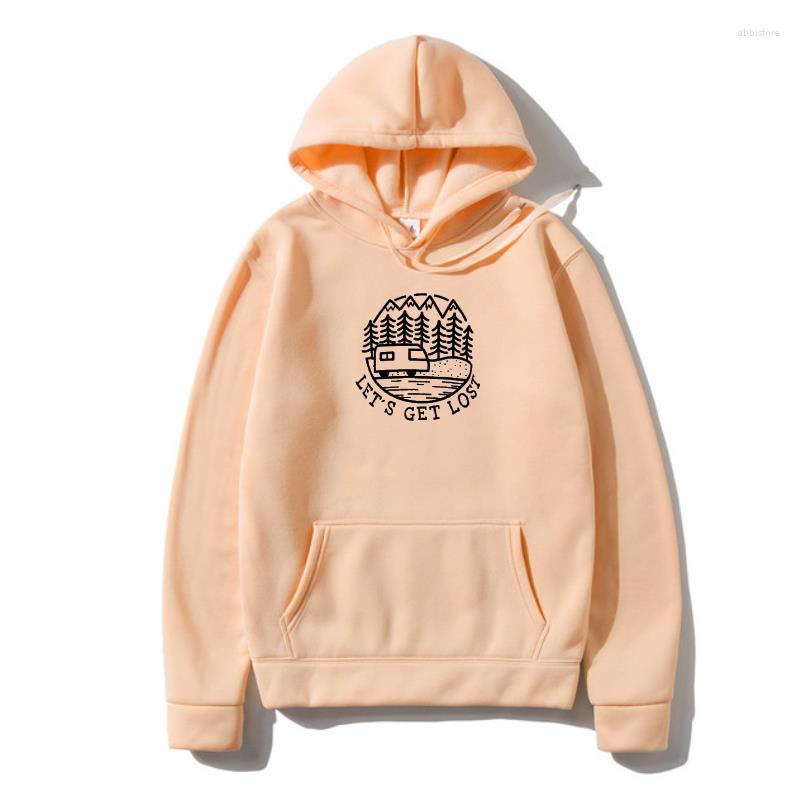 

Men's Hoodies LET&primeS GET LOST Hoody Go Vanlife, Black