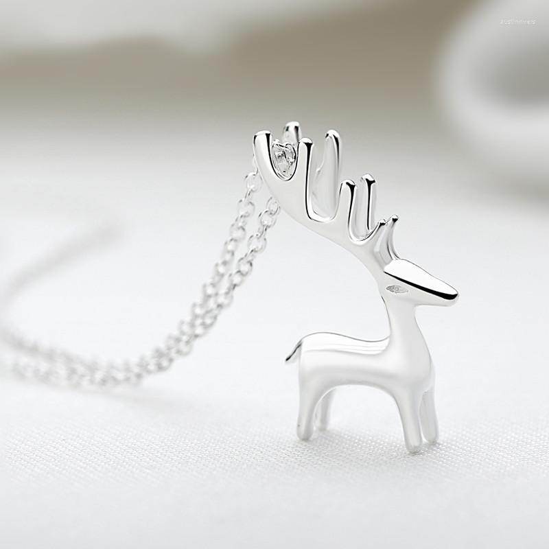 

Chains Trendy Cute Fawn Pendant Necklace Fashion Woman Clavicle High Quality Jewelry Accessories