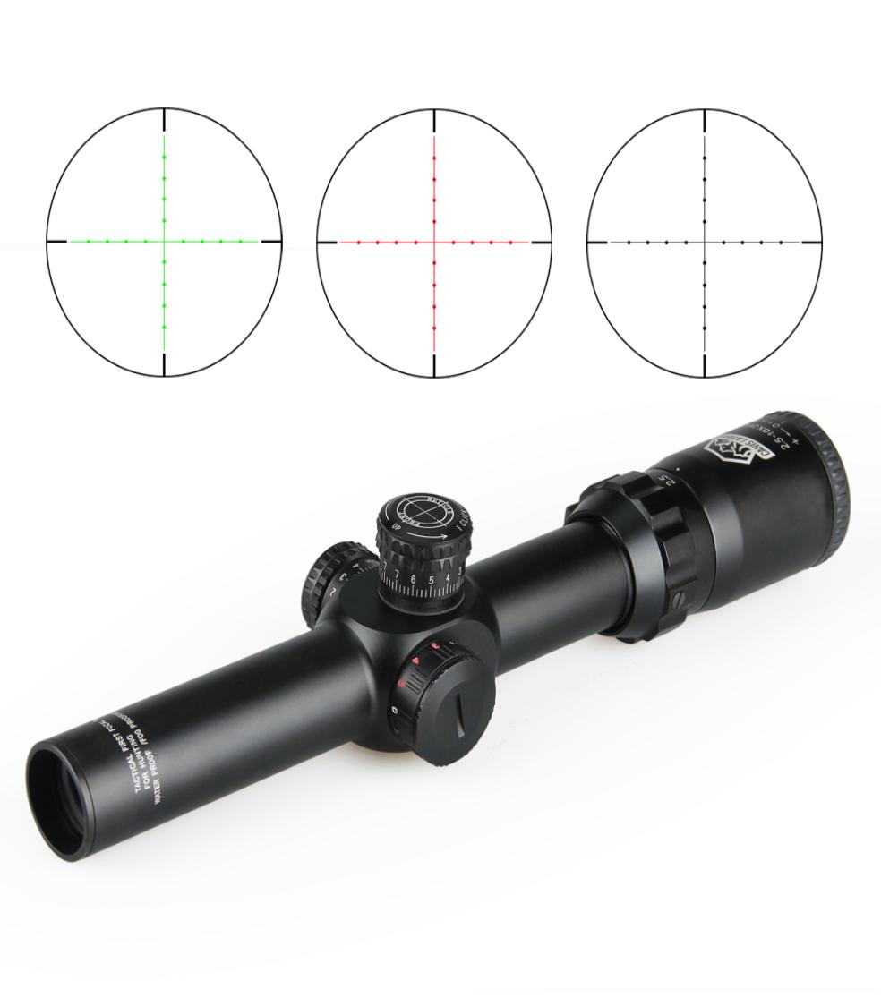 

Canis Latrans Tactical Scope 2510X26 Scope With RedGreen Illuminated For Outdoor Use Black Color CL102531026302