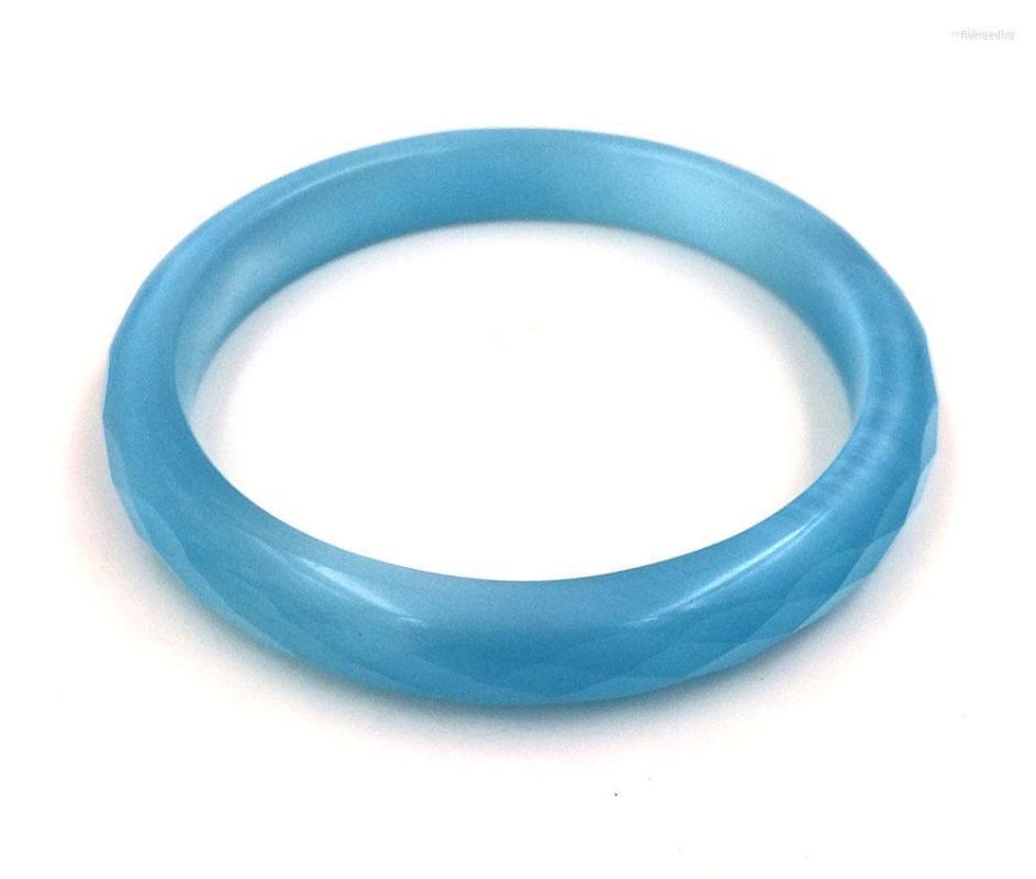 

Bangle Pearlized Glass Vintage Bracelets Women Blue Natral Stone Bangles Pink Red