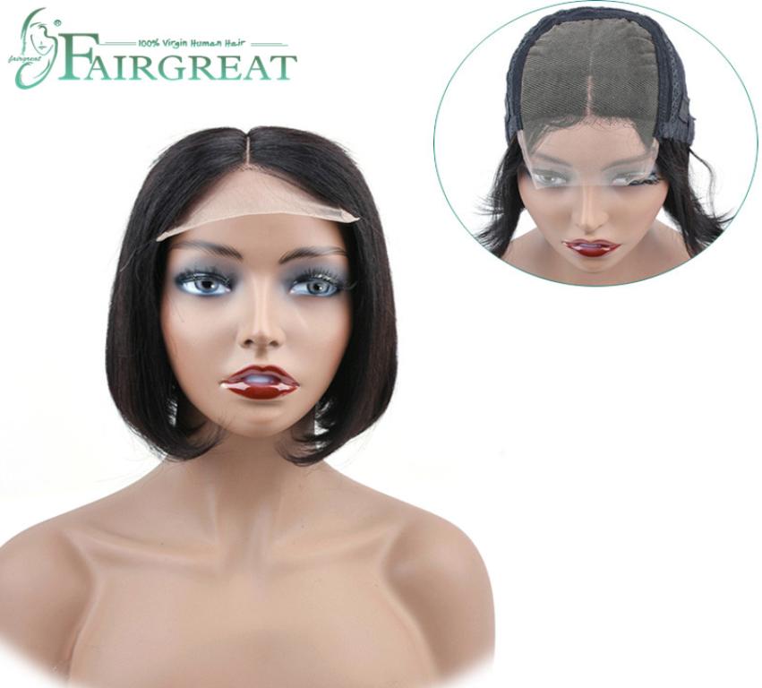 

Short Lace Front Human Hair Wigs Brazilian Straight Bob Wig Pre Plucked Hairline With Baby Hair 134 Lace Wigs For Black Women6342782, Natural color