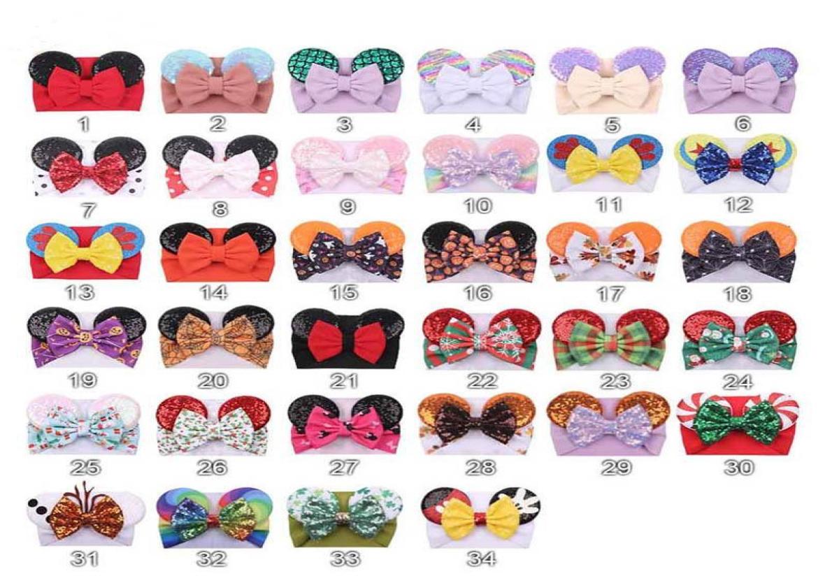 

Ins sequin ear baby headbands cute bows girls designer headband cute newborn designer headbands kids head bands hair accessories2081455, Multi-color