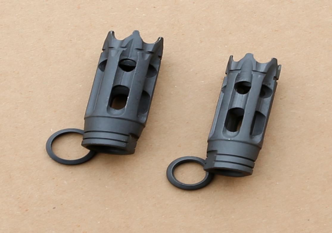 

Whole 223 308 steel Muzzle Brake 1228 5824 Thread Crush Washer6802902, Black