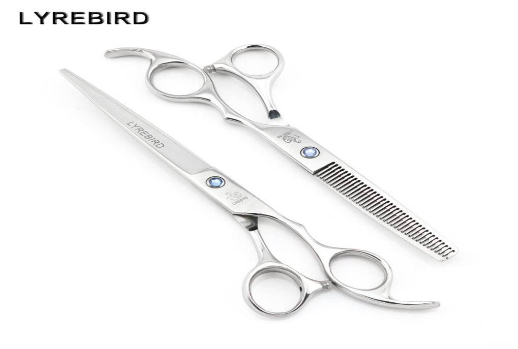 

Hair scissors 7 INCH Cutting scissors 65 INCH Thinning shears LYREBIRD Silvery Dog Grooming scissors Blue stone NEW4168006