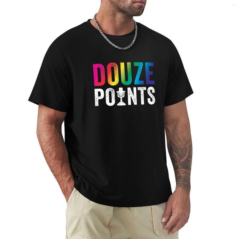 

Men' Tank Tops Douze Points T-Shirt Blank T Shirts Heavyweight Black Shirt Graphic Short Sleeve Tee Men
