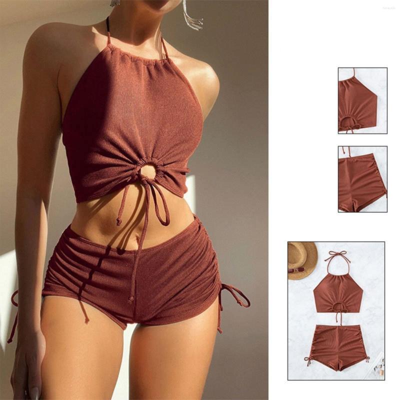 

Women' Swimwear Summer Fashion Split Swimsuit Sexy Sweet Charming Temperament, Red