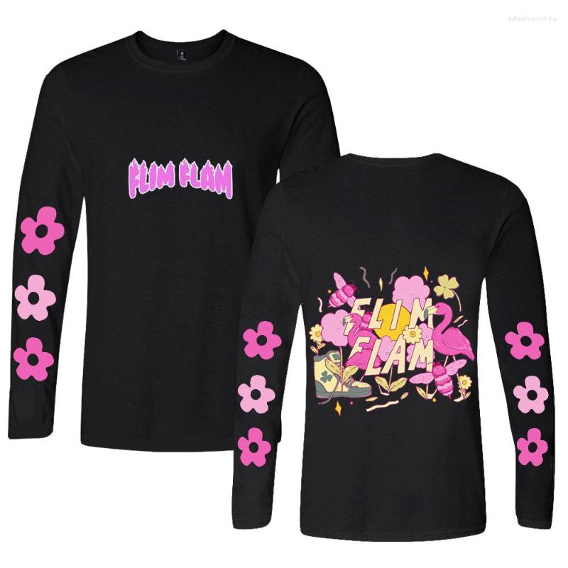 

Men's Hoodies Flamingo FLIM FLAM Merch BEE YOUTH Printed Top Shirt Fashion Casual Funny Style Long Sleeve HipHop T-Shirt, Tx02