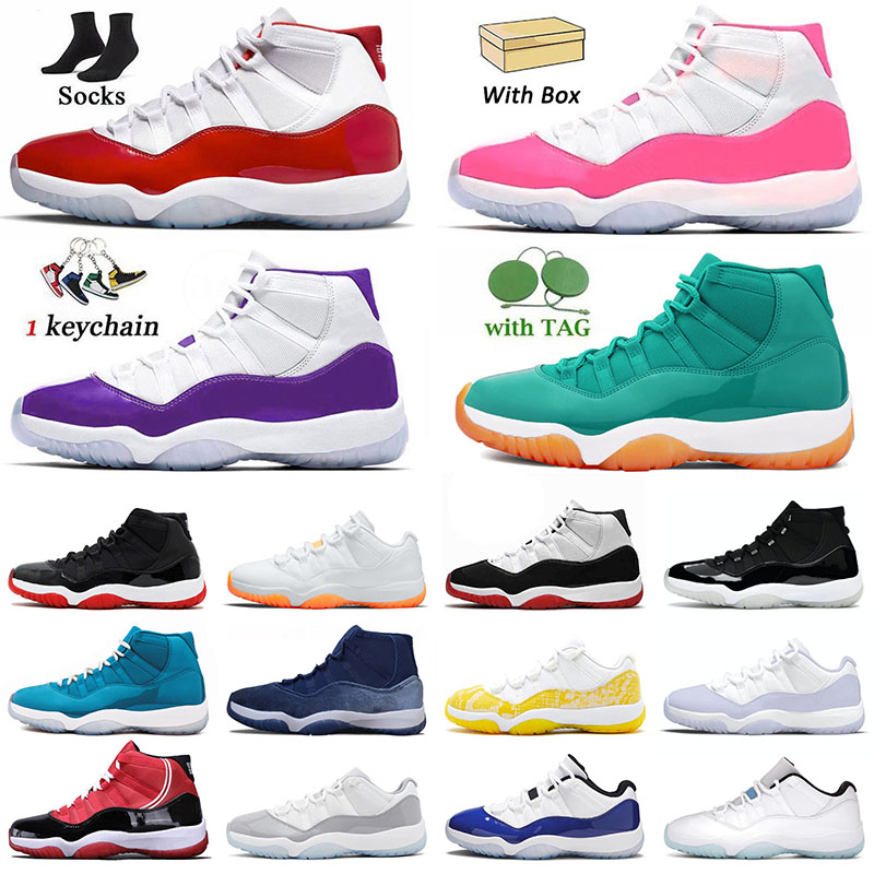 

Cherry 11s Pink Basketball Shoes Jumpman 11 Jade Blue Gamma Blue Space Jam Cement Concord Sneakers Green Orange Cool Grey Women Mens dhgate trainers outdoor sports, 36-47 miamis dolphins