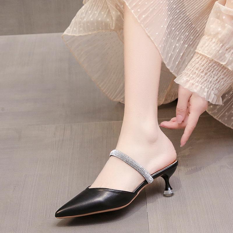

Dress Shoes 2023 Summer Women's High-heels Mules Fashion Pumps, Beige